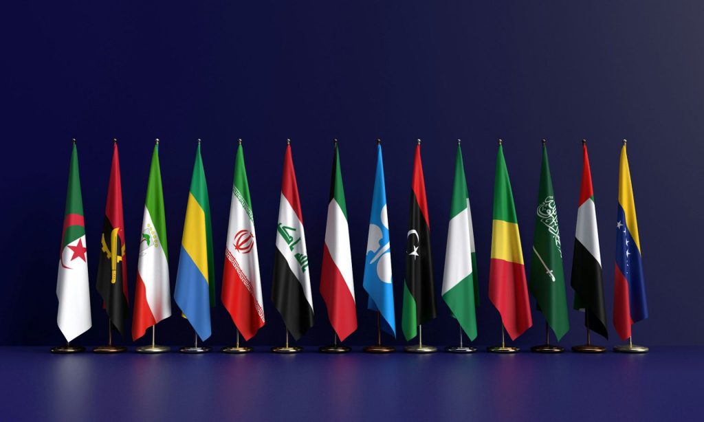 Algeria Angola Republic of the Congo Equatorial Guinea Gabon Iran Iraq Kuwait Libya Nigeria Saudi Ar